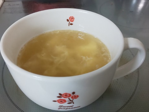 [缶詰アレンジ]塩焼き鳥缶卵スープ